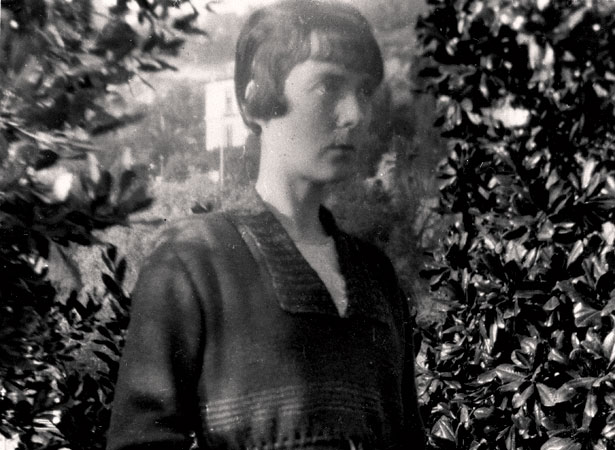 Katherine Mansfield at Menton, France, 1920