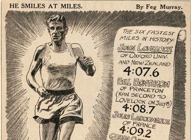 Lovelock newspaper cutting, 1933