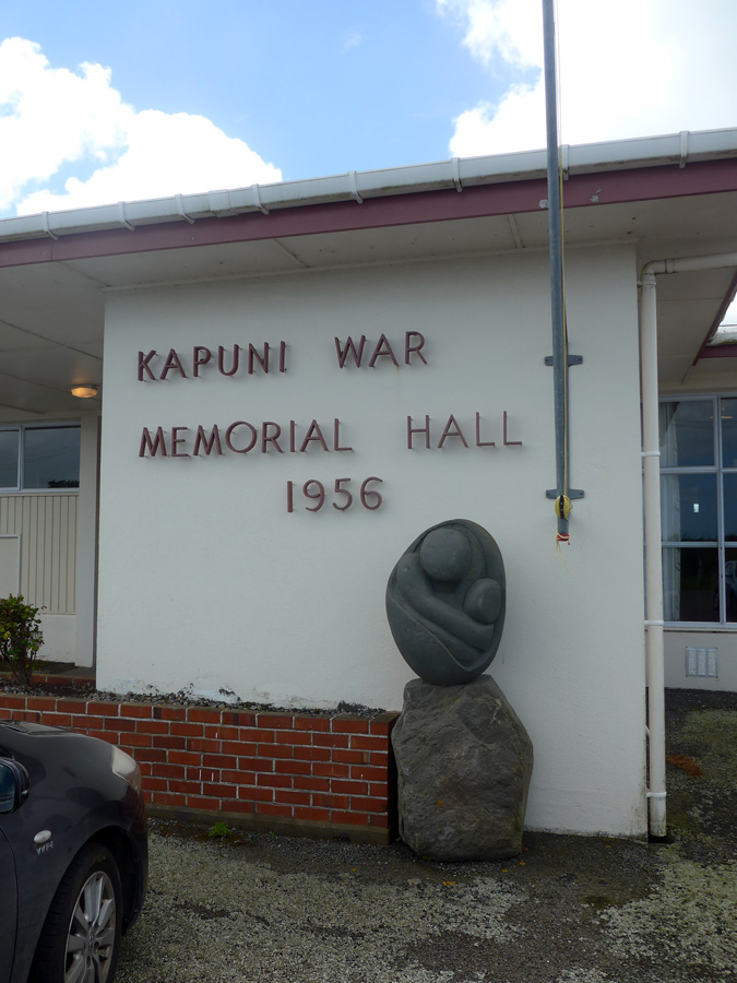 Kāpuni War Memorial Hall