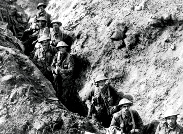 New Zealand soldiers on the Somme, September 1916
