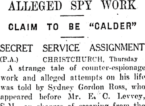 Newspaper report on the Ross hoax