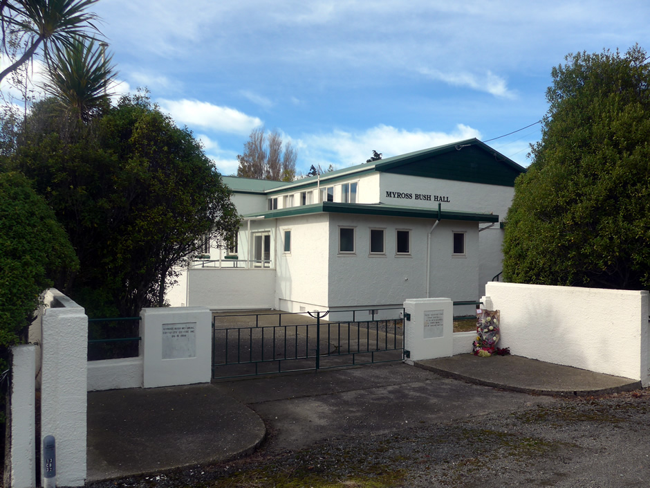 Myross Bush memorial hall