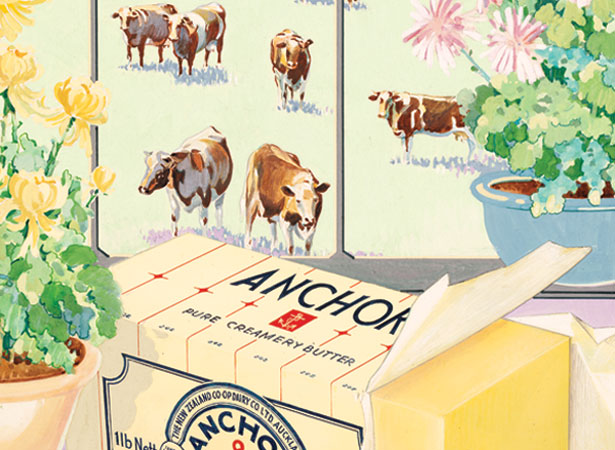 Anchor butter advertisement, 1936
