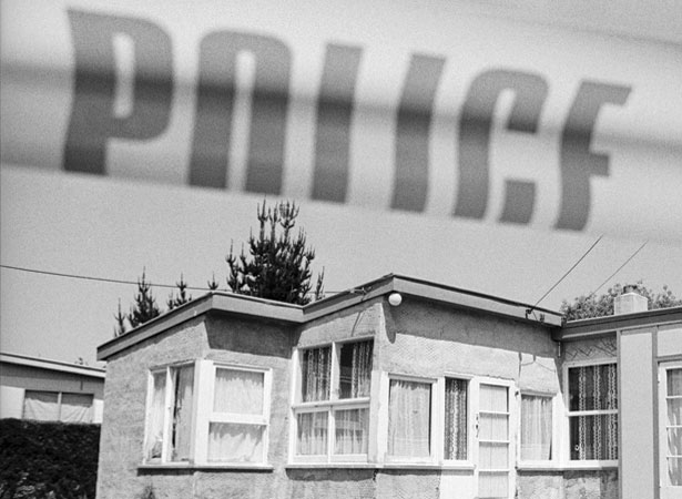 The house where David Gray was shot dead