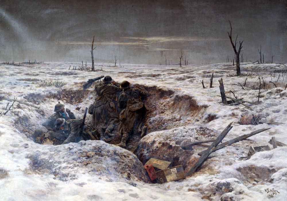 William Barnes Wollen, <em>Observation Post, Winter </em>, 1919