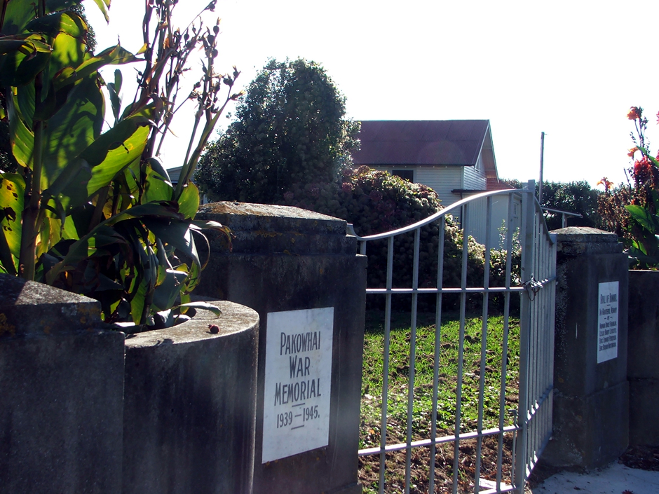 Pākōwhai memorial