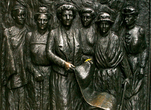 Women’s suffrage memorial, Christchurch