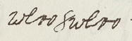 Signature of Te Wherowhero