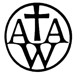 A A W and a cross symbol
