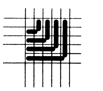 Grid pattern logo
