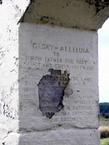 Detail from the memorial