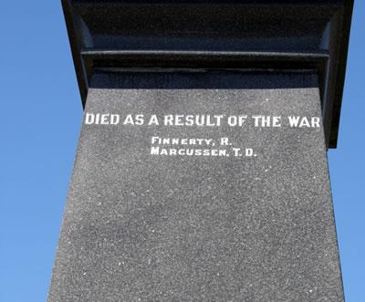 Detail from memorial