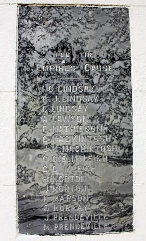 Drummond memorial (detail)