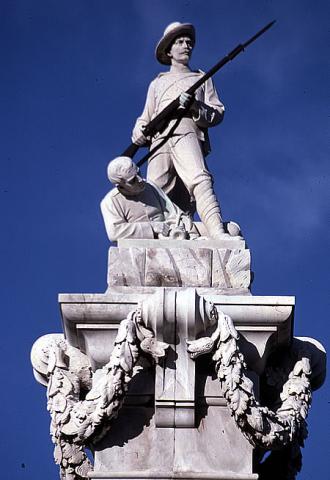 Detail from memorial