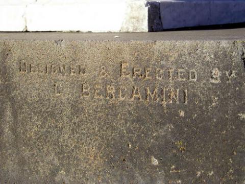 Detail from memorial
