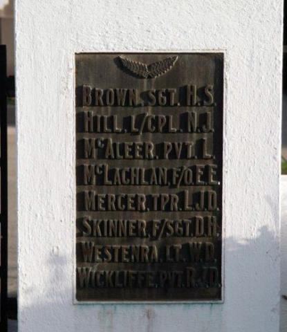 Detail from the memorial