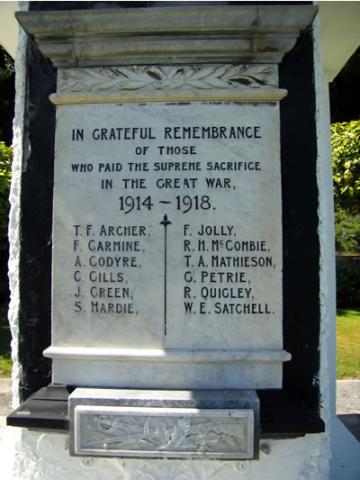 Granity memorial