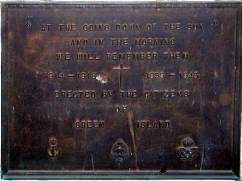 Detail from the memorial