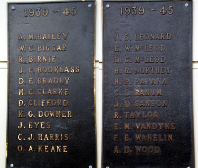 Detail from memorial