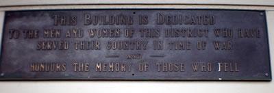 Detail from memorial