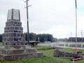 Hororata memorial after the earthquake