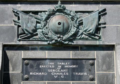 Detail from the memorial