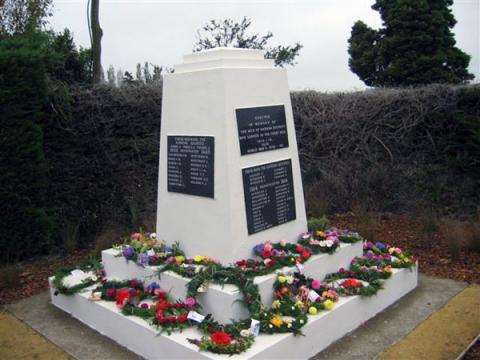 Detail from the memorial