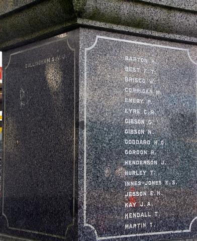 detail from memorial