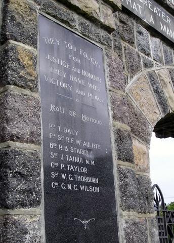 detail from memorial