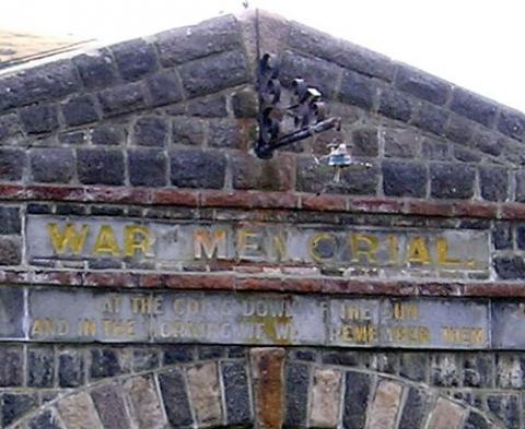 detail from memorial