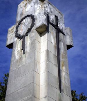 Detail from memorial