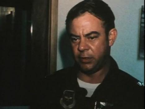 Major Gumble talking with reporters