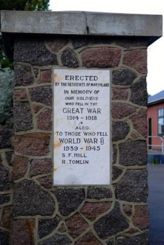Detail from memorial