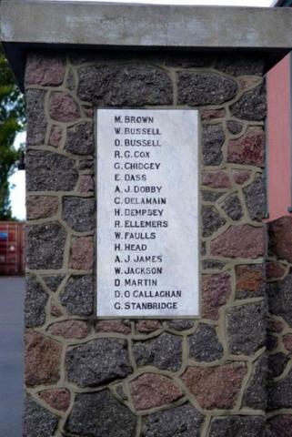Detail from memorial