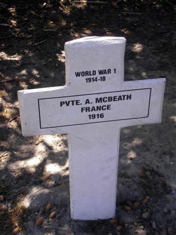 Detail of memorial