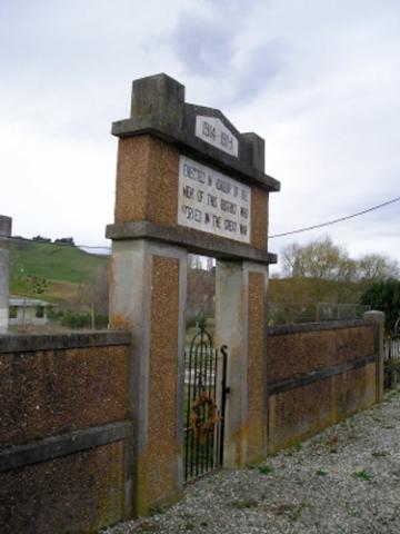 Detail from the memorial