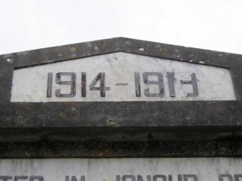 Detail from the memorial