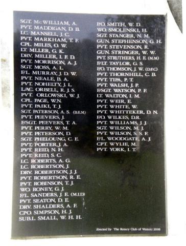 Detail from the memorial