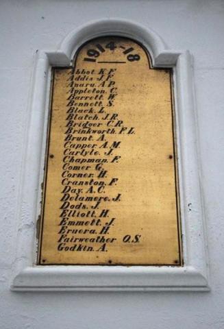 Detail from the memorial