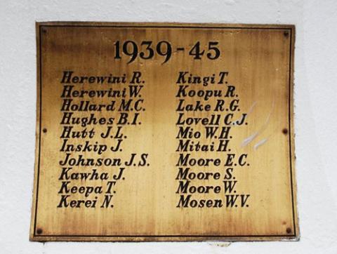 Detail from the memorial