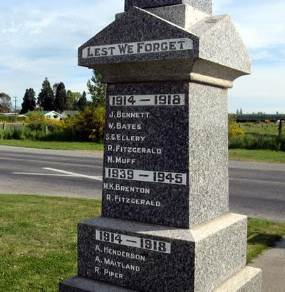 Orari memorial detail