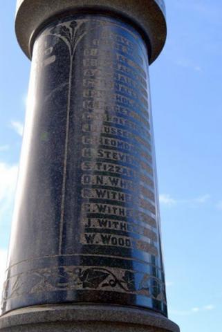Prebbleton memorial detail