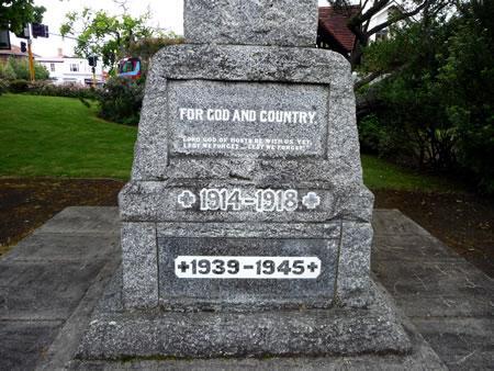 Remuera memorial (detail)
