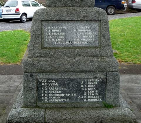 Remuera memorial (detail)
