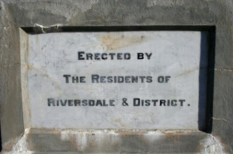 Detail from the memorial