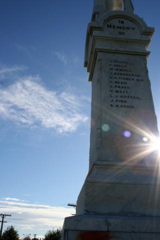 Detail from the memorial