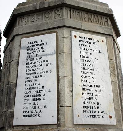 Riverton war memorial