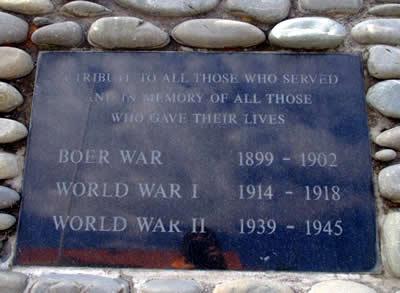 Detail from memorial