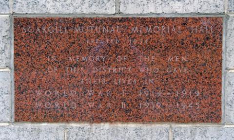 Detail from the memorial