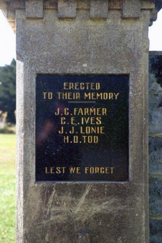 Detail from the memorial